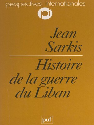 cover image of Histoire de la guerre du Liban